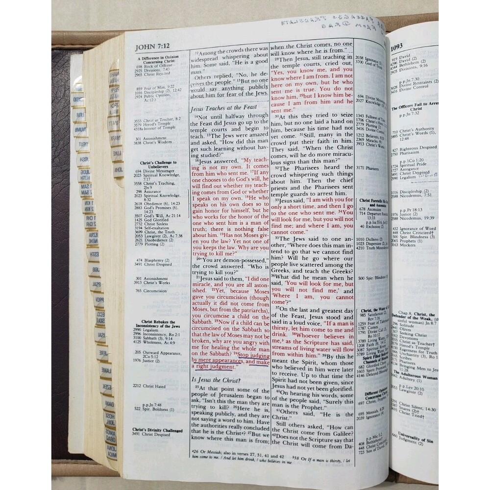 1983 Thompson Chain-Reference New International Version Bible Red Letter READ - Picture 13 of 14